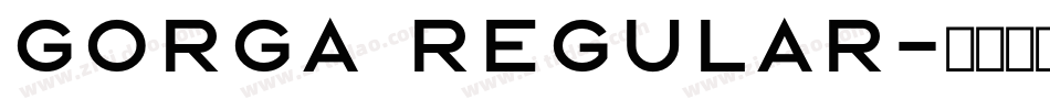 Gorga Regular字体转换